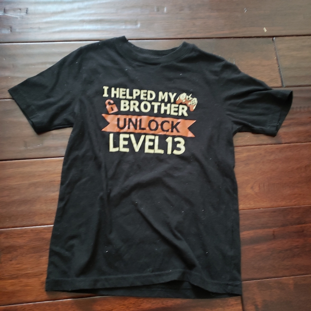 Boys Black I Helped my brother unlock level  13